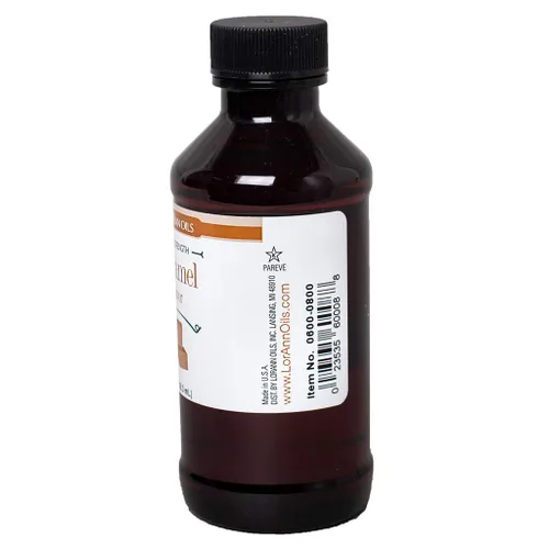 Vista 104 de LorAnn sabor a pralinés y crema SS, botella de 1 onza