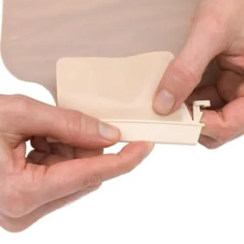 Vista 4 de New Image - Bolsa drenable de 2 piezas, 1-3/4 pulgadas, color beige Colostomy Pouch,Beige,NonSterile
