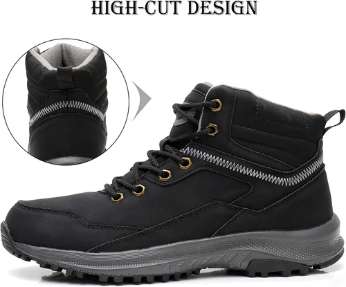 Vista 2 de UPSOLO Mens Waterproof Winter Boots