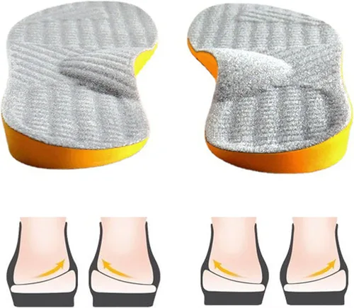 Vista 7 de Goofort Plantillas ortopédicas para corregir la postura para mujeres y hombres, plantillas de gel 4 en 1, plantillas de gel para pies planos