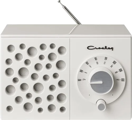 Vista 17 de Crosley CR3042A-BK Maverick Radio AM/FM portátil con receptor Bluetooth, color negro