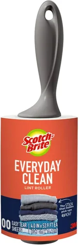 Vista 9 de Scotch-Brite Rodillo de pelusa, funciona muy bien en pelo de mascotas, 100 hojas