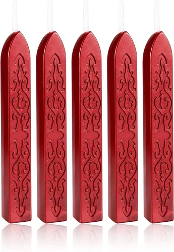 Vista 36 de Varillas de Cera para Sellar, Yoption 10 Piezas Varillas de Cera Multicolor con Mechas para Invitación de Boda Sobres de Regalo Tarjetas de Navidad