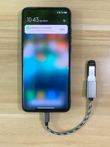 Vista 7 de Paquete de 4 adaptadores USB C a USB 3.0, cable adaptador USB hembra estándar a USB-C macho OTG compatible con MacBook Pro, iPhone 17/16/15, Samsung