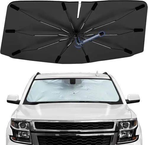 Vista 63 de Sombrilla Parasol para Parabrisas para Mazda 3 2014-2026, Parasol Plegable para Coche para Ventana Delantera, Visera Protectora Solar Altamente