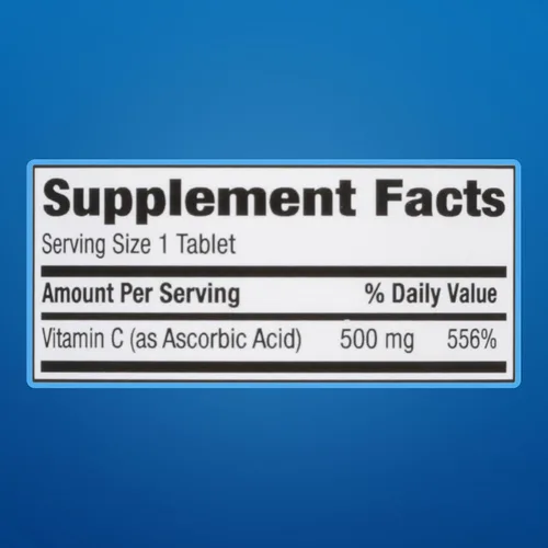 Vista 8 de MAJOR Vitamina C-500 mg de ácido ascórbico - Nueva fórmula - Tabletas de vitamina C - Suplemento dietético - 300 unidades (1 paquete)