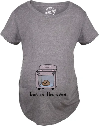Vista 2 de Maternity Secret Hideout Baby Peeking - Camisa de maternidad divertida para embarazadas