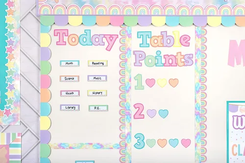 Vista 3 de Teacher Created Resources Borde magnético de teñido anudado pastel Pop (TCR77575)
