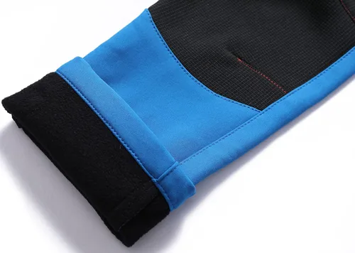 Vista 6 de Lelaki Pantalones de esquí de nieve impermeables para niños, pantalones de senderismo para exteriores, pantalones cálidos con forro polar