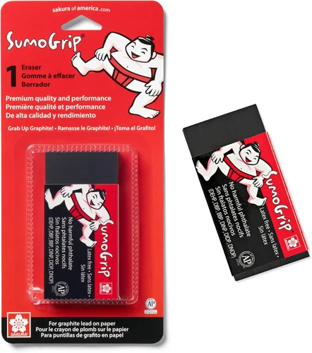 Vista 9 de SAKURA 50258 Goma de borrar Sumogrip Premium en bloque