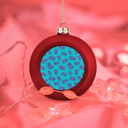Vista 205 de Boobs Funny Shatterproof Matte Christmas Balls for Tree Wreath Home Decor 1PCS