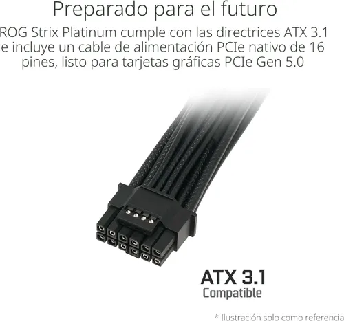 Vista 5 de ASUS ROG Strix 1000W Platino