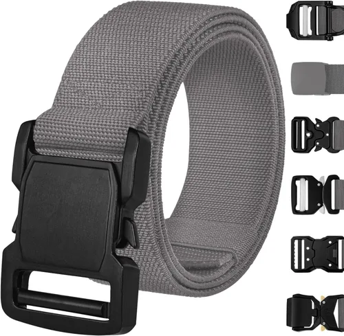 Vista 23 de TECEUM Tactical Belt – Heavy-Duty & Quick Release – Military, Work, Rigger, Duty & Utility Belt for Men