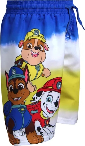 Vista 4 de Nickelodeon Paw Patrol - Traje de baño para niños Chase Marshall Rubble TMNT UPF 50+ - Pantalones cortos de natación para niños pequeños y niños