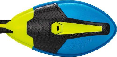 Vista 8 de Nerf Vortex - Fútbol Ultra Grip, diseñado para atrapar fácilmente, silbato Negro/Azul/Amarillo