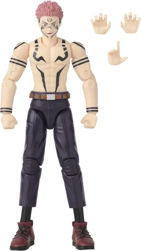Vista 4 de ANIME HEROES - Jujutsu Kaisen - Ryomen Sukuna [Ver. Uniforme] Figura de Acción Jujutsu Kaisen - Figura de acción de héroes de anime de 6 pulgadas