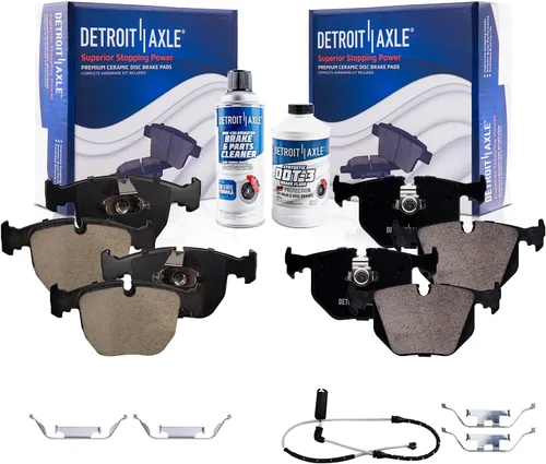 Vista 36 de Detroit Axle - Pastillas de freno para Avalanche Express Suburban Savana Yukon XL 1500 Chevy Tahoe GMC Cadillac Escalade, Pastillas de freno