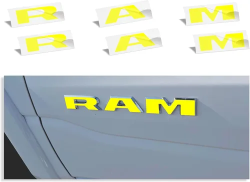 Vista 16 de Reflective Concepts 2019-2026 Adhesivos de calcomanías para emblemas de puerta RAM - (Color: Bandera Americana)
