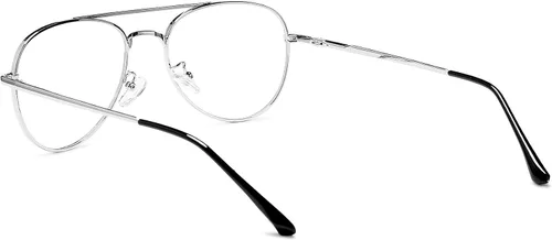 Vista 3 de COASION Blue Light Blocking Glasses for Women Men Full Rim Aviator Screen Filter Eyeglasses Frames Clear Lens