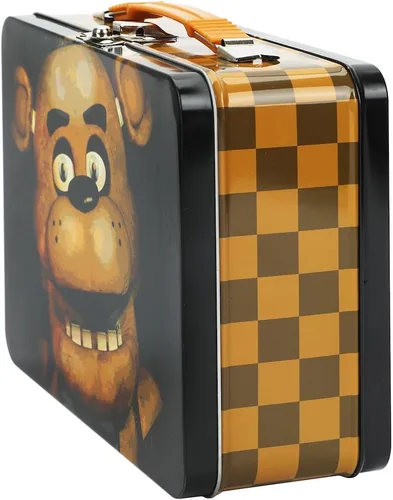 Vista 2 de Bioworld Five Nights At Freddy's Freddy Fazbear - Bolso de estaño negro, Multi colorido