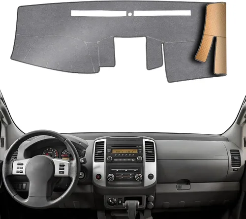 Vista 28 de Alfombrilla Protectora para Salpicadero Compatible con Nissan Altima 2012-2007 (Código de Cuerpo L32, Sin Modelos HUD), Alfombrilla Antirreflejos