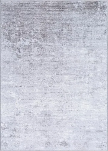 Vista 4 de Livabliss Choukri - Alfombra abstracta moderna de 5 pies (3 pulgadas) x 7 pies (3 pulgadas), gris esterlina