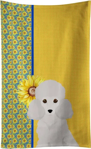 Vista 70 de Caroline's Treasures WDK5313KTWL - Toalla de cocina con diseño de girasoles de verano, color negro y tostado, Airedale Terrier, toalla de mano