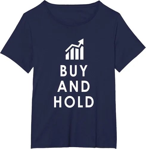 Vista 25 de Stocks Investing Buy and Hold Investor T-Shirt Asphalt Grey