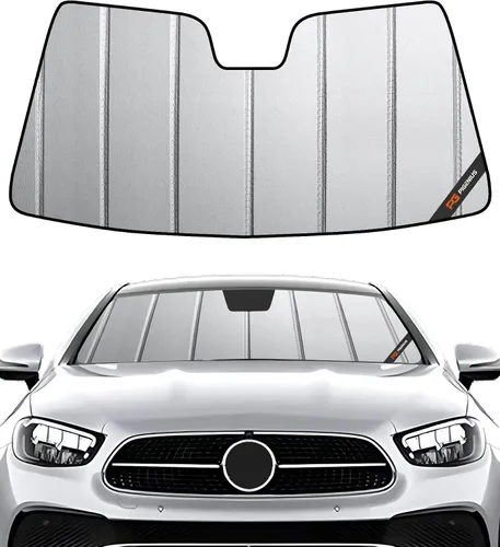 Vista 14 de Pigenius Parasol de parabrisas para Mercedes-Benz Clase C Convertible/Coupé 2017-2023 - Salvaguardia Gris