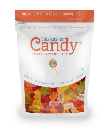 Vista 10 de Only Kosher Candy - Dulces de Gomita a Granel Sabor Cerezas Gemelas, Certificado Kosher, Paquete de 2 Libras