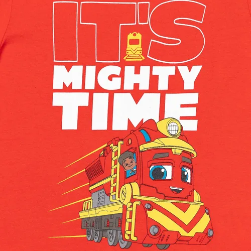Vista 4 de Mighty Express Nate Brock Milo - Camiseta de manga corta para niños (2 unidades)