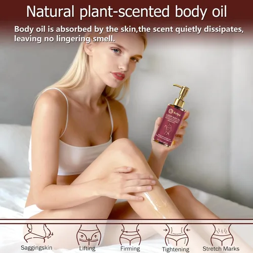 Vista 3 de Aceite reafirmante corporal para mujeres, aceite corporal reafirmante para después de la ducha, tratamiento hidratante para brazos, piernas