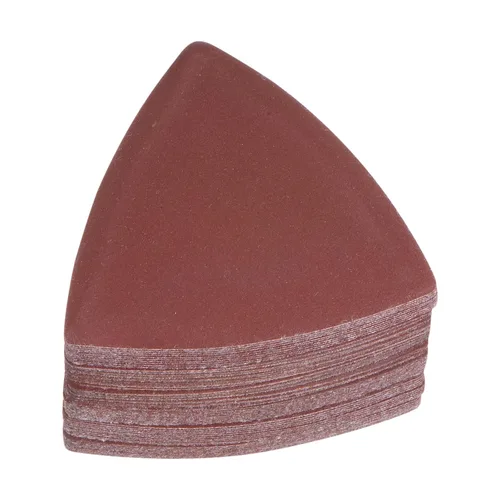 Vista 12 de HARFINGTON 60 piezas de papel de lija triangular de gancho y bucle, 40 granos, almohadillas de lijado de óxido de aluminio de 3-1/8 pulgadas, papel