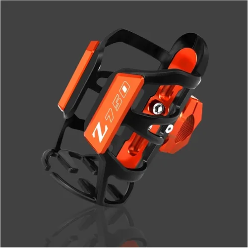 Vista 17 de Z - Accesorios CNC para motocicleta Kawasaki Z750 Z900 Z750R/750S ajustable para botella de agua de bebidas soporte X (color Z750 negro)