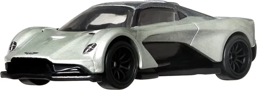 Vista 4 de Hot Wheels Vehículo Aston Martin a escala 1:64 de películas de Blockbuster, TV y videojuegos, réplicas icónicas para jugar o exhibir, regalo