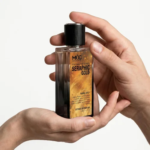 Vista 8 de Seraphic Gold - Perfume unisex Extrait de perfume picante cálido para mujeres y hombres, de larga duración