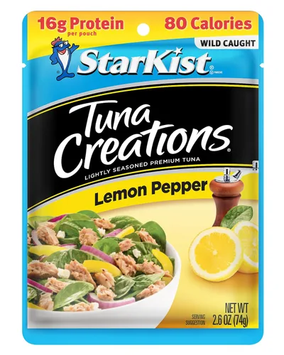 Vista 52 de StarKist Tuna Creations Ginger Sesame - Sabor de jengibre y sésamo para atún 14g Protein Per Serving, Wild Caught, Shelf Stable Seafood, Gluten