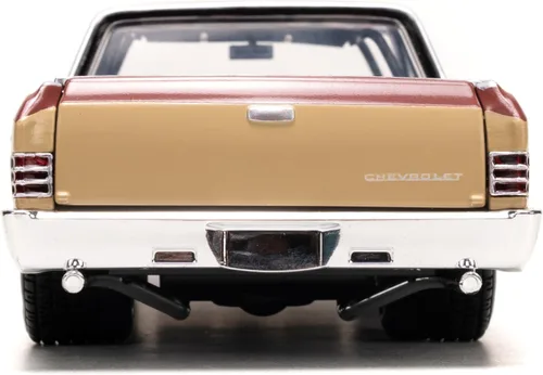 Vista 4 de Jada Looney Tunes 1:24 1967 Chevy El Camino - Coche fundido a presión y figura del diablo de Tasmania de 2.75 pulgadas, juguetes para niños y adultos