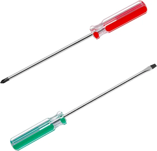 Vista 9 de 2 destornilladores para máquina de coser, destornillador Phillips de 0.236 in y puntas de cabeza plana, juego de destornilladores rechonchos