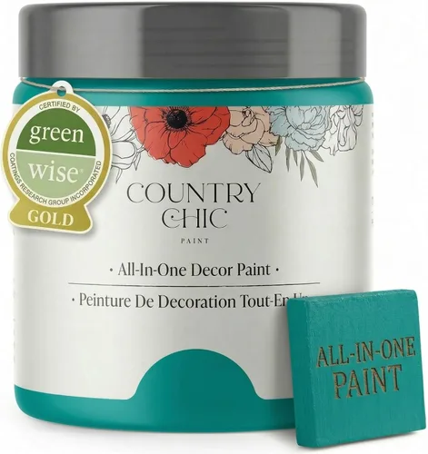 Vista 125 de Country Chic - Pintura a la tiza todo en uno para muebles y armarios, ecológica, acabado mate, con primer y sellador, para madera y metal, Alchemist