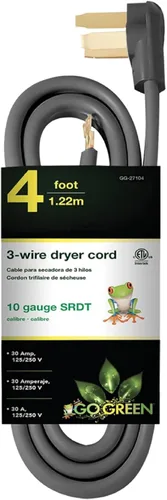 Vista 8 de Go Green Power GG-27004 cable de alimentación para estufa de 4 pies, 3 cables, 30 amperios