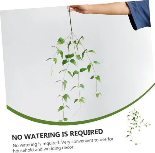 Vista 6 de Accesorios de arreglos florales Decoración del hogar Planta simulada verde Falsa Ery tallos flexibles