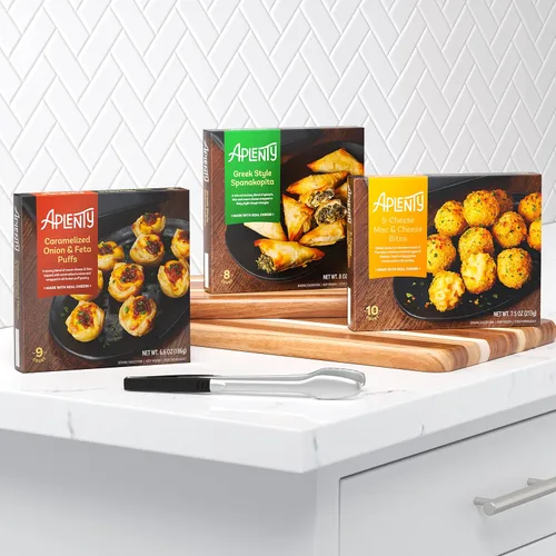 Vista 3 de Amazon Brand, Aplenty Caramelized Onion & Feta Puffs, 6.6 onzas