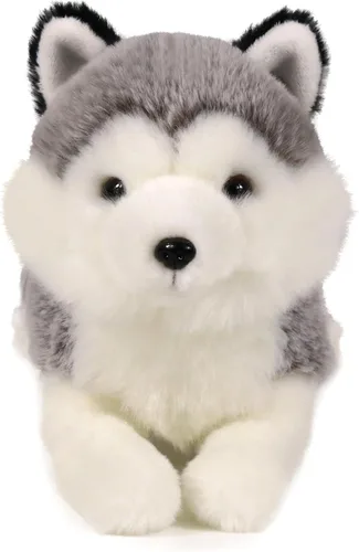 Vista 2 de Ice King Bear Pequeño Husky siberiano de peluche de 8 pulgadas