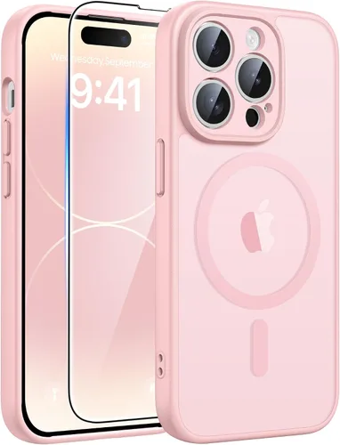 Vista 61 de FNTCASE for iPhone 17 Pro Case: Translucent Light Blue Slim Cases Compatible with MagSafe, Full Camera Protection & Tempered Glass Protector, 14FT