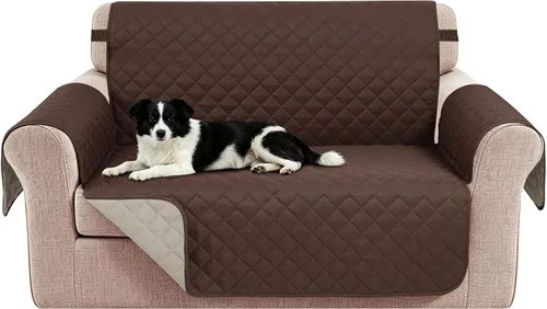 Vista 18 de Fundas para Silla Reclinable Reversibles Funda de Sofá para Mascotas Protector de Muebles Lazy Boy (Silla 23'', Beige/Beige) Fundas para sillas