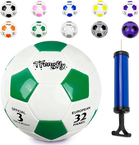 Vista 29 de Size 2, 5 Soccer Ball with Pump Needle-Training Recreation Soccer Ball Size 2, 5 Thicker PU Tight Weaved Mini Soccer Ball for Teen Boy Girl