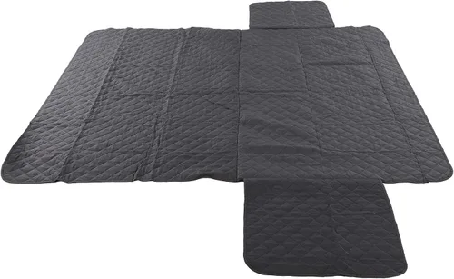 Vista 11 de Funda protectora de sofá para mascotas, tamaño biplaza, impermeable, protector de muebles para perros y gatos, funda de sofá suave para sala