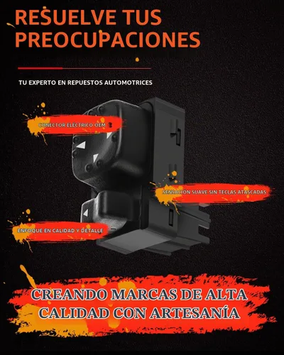 Vista 2 de Interruptor de espejo eléctrico de repuesto para 1500 2500 2000-2002 para Chevy Silverado 1500 1500HD 2500 2500HD 3500 para Suburban 1500 2500