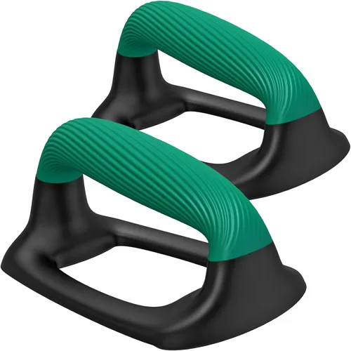Vista 10 de Kipika Barras para Flexiones, Soportes de Flexiones con Mango de Plástico Suave Engrosado, Base Estable y Antideslizante, Mangos para Flexiones